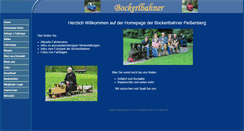 Desktop Screenshot of diebockerlbahner.de