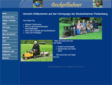 Tablet Screenshot of diebockerlbahner.de